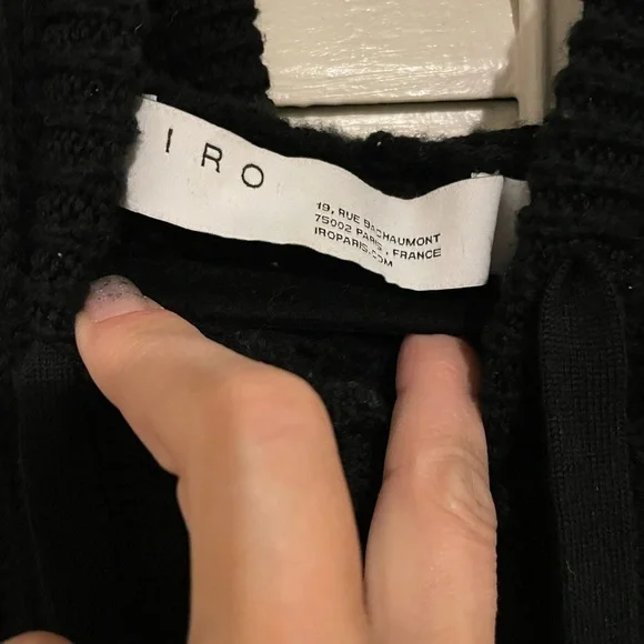 Iro Haedi merino wool hood sweater. - Picture 4 of 8